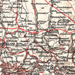 Map of the southeast provinces of northern Germany, 1913