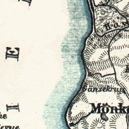 Kiel environs map, 1887