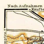 Hohenschwangau environs map, 1906