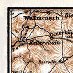 Map of the Course of the Rhine from Mainz to Lorch, 1887