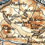 Schandau environs, Lower Saxony. Elbe River from Pirna to Tetschen (Děčín), 1897