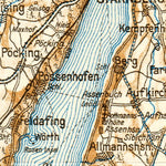 Map of the environs of Munich (München), 1928