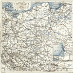 Germany, northeastern regions. General map, 1887
