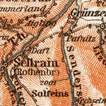 Map of the environs of Partenkirchen, 1909