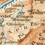 Upper Rhine valleys map, 1897