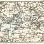 Plön, Eutin and environs map, 1911