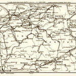 Rhine Provence and Westfalia map, 1887