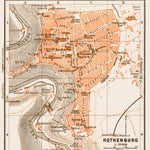 Rothenburg town plan, 1909