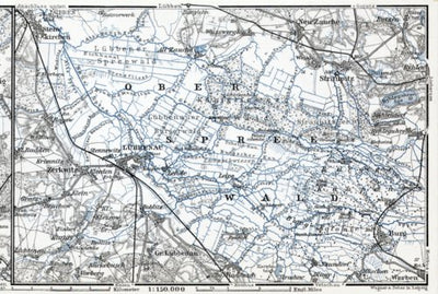 Ober-Spreewald map, 1911