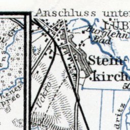 Ober-Spreewald map, 1911