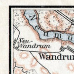 Schwerin environs map, 1911