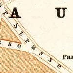 St. Pauli (Hamburg) map, 1887