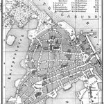 Stralsund city map, 1887