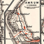 Amrum town plan, 1911