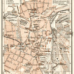 Weimar city map, 1906