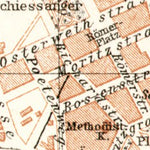Zwickau city map, 1911