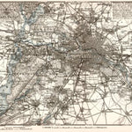 Berlin and environs map, 1902