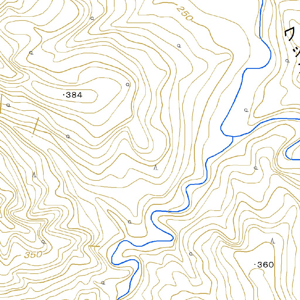 664260 茶古志山（ちゃこしやま Chakoshiyama） 地形図 Map by Pacific Spatial Solutions
