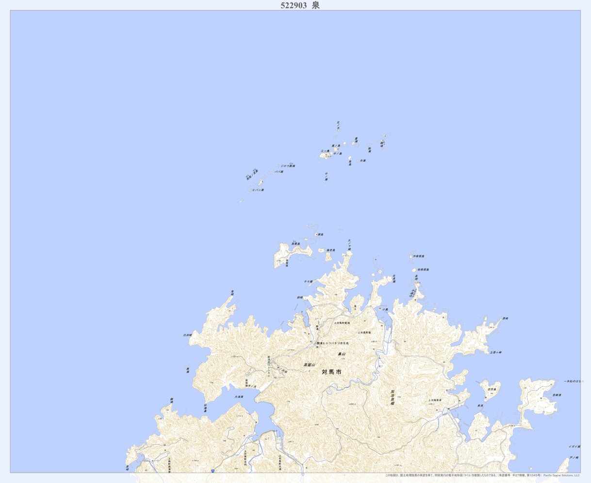 522903 泉（いずみ Izumi）, 地形図 Map by Pacific Spatial Solutions