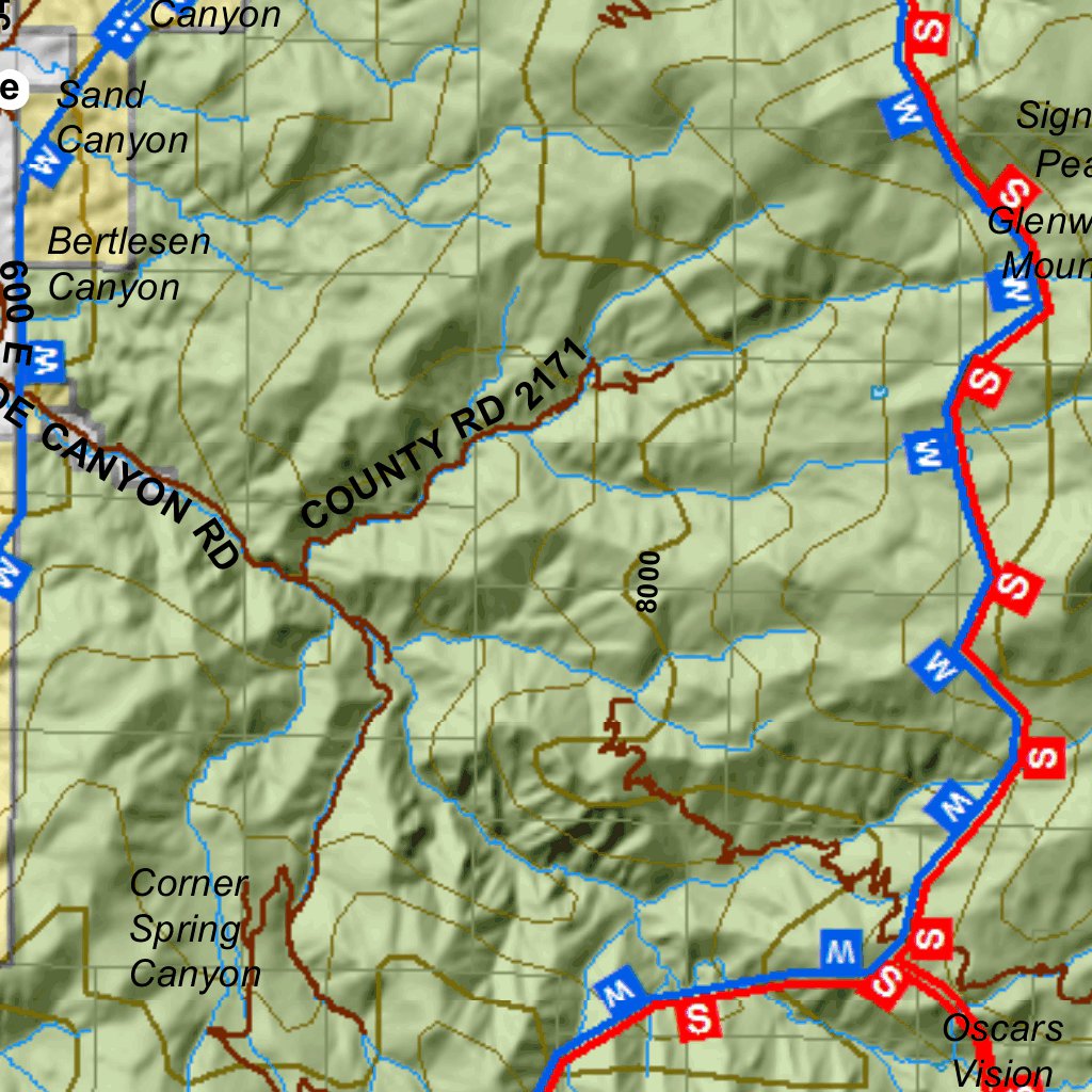 Monroe Utah Elk Hunting Unit Map with Land Ownership and Concentrations