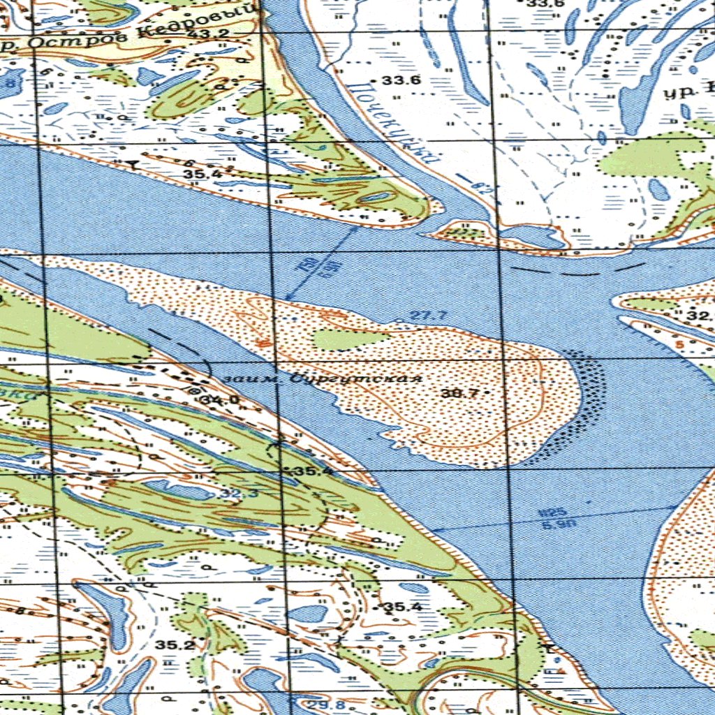 Soviet Genshtab: p43-100-1_2 Map by Avenza Systems Inc. | Avenza Maps