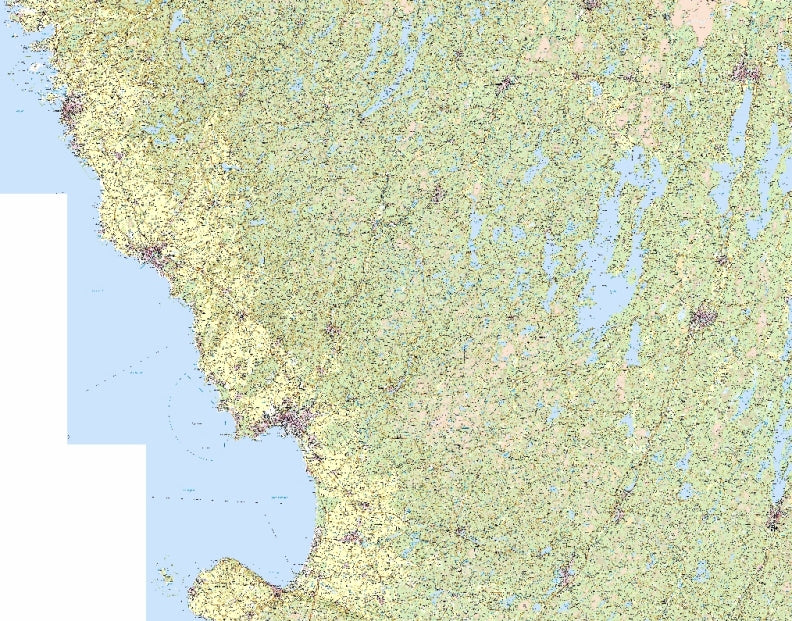 Terrängkartan Halland Västra Småland Map By Solteknik HB | Avenza Maps