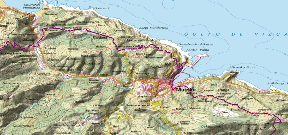 Spain MTN25 - GR121 Map by Paul Johnson - Offline Maps | Avenza Maps