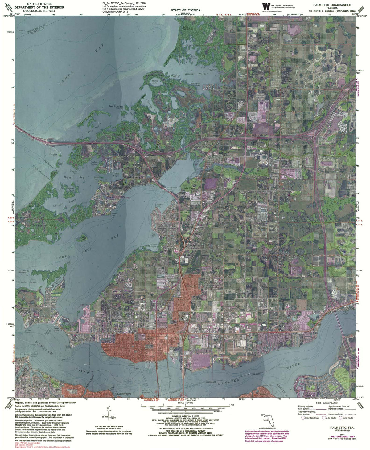 Tampa Bay, Florida (Bundle) Map by Western Michigan University | Avenza ...
