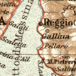 Calabria map, 1929