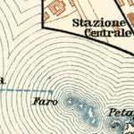 Environs of Brindisi map, 1929