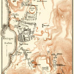 Delos (Δήλος), ancient site map