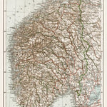 South Norway General Map, 1931