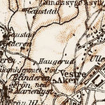 Oslo and environs map, 1929