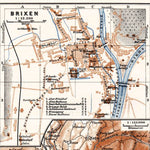 Brixen (Bressanone) city map, 1911