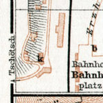 Map of the environs of Brixen, 1910