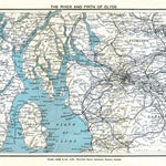 River of Clyde and Firth of Clyde map, 1909