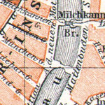 Danzig (Gdańsk) city map, 1906