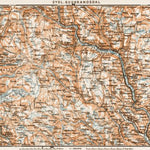 South Gudbrandsdal Valley (Sydlige Gudbrandsdal), region map, 1931