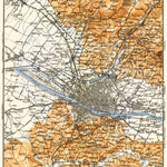 Florence (Firenze) environs map, 1898