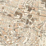 Genoa (Genova) city map, 1929