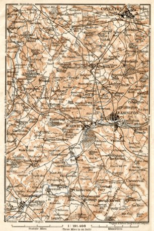 Warwick and environs map, 1906
