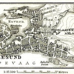Aalesund (Ålesund) town plan, 1911