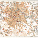 Breslau (Wrocław) city map, 1906
