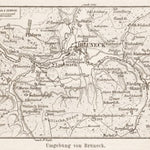 Map of the environs of Bruneck, 1903