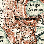 Naples (Napoli) and environs map, 1898
