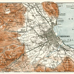 Palermo environs map, 1929