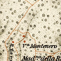 Bordighera environs map, 1908