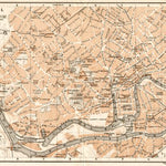 Bristol city map, 1906