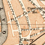 Bristol city map, 1906