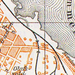 Sarpsborg, city map, 1910